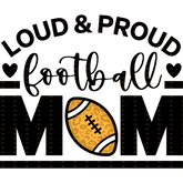 DTF Screen Print Image - Football Mom 2